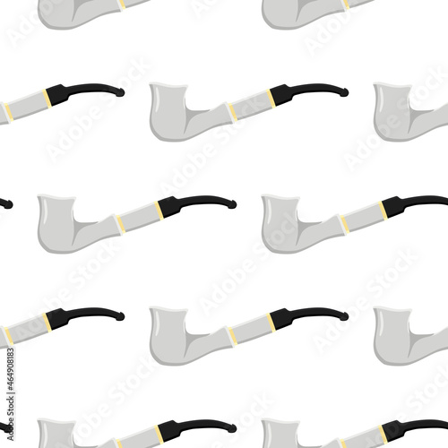 many identical seamless types smoke pipes different size for tobacco