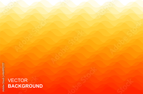 Abstract design background vector Illustration. Bright orange color waves pattern. Web template or website abstract background.