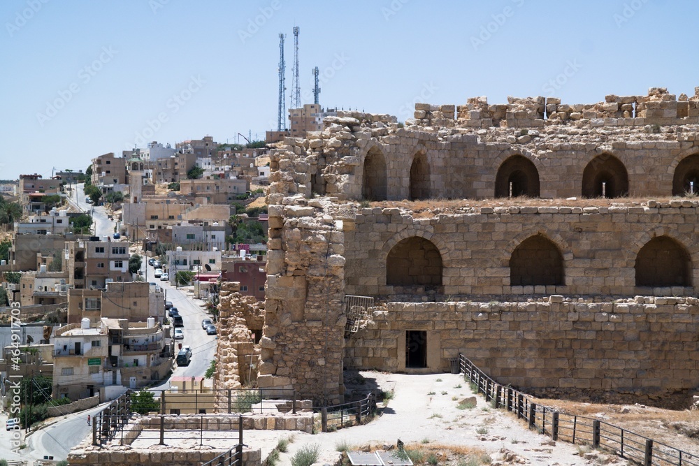 Al Karak Crusader castle in Jordan