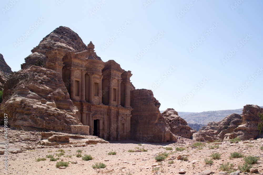The Monastery (Ad Deir) in the ancient city of Petra, Jordan