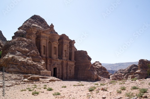 The Monastery (Ad Deir) in the ancient city of Petra, Jordan