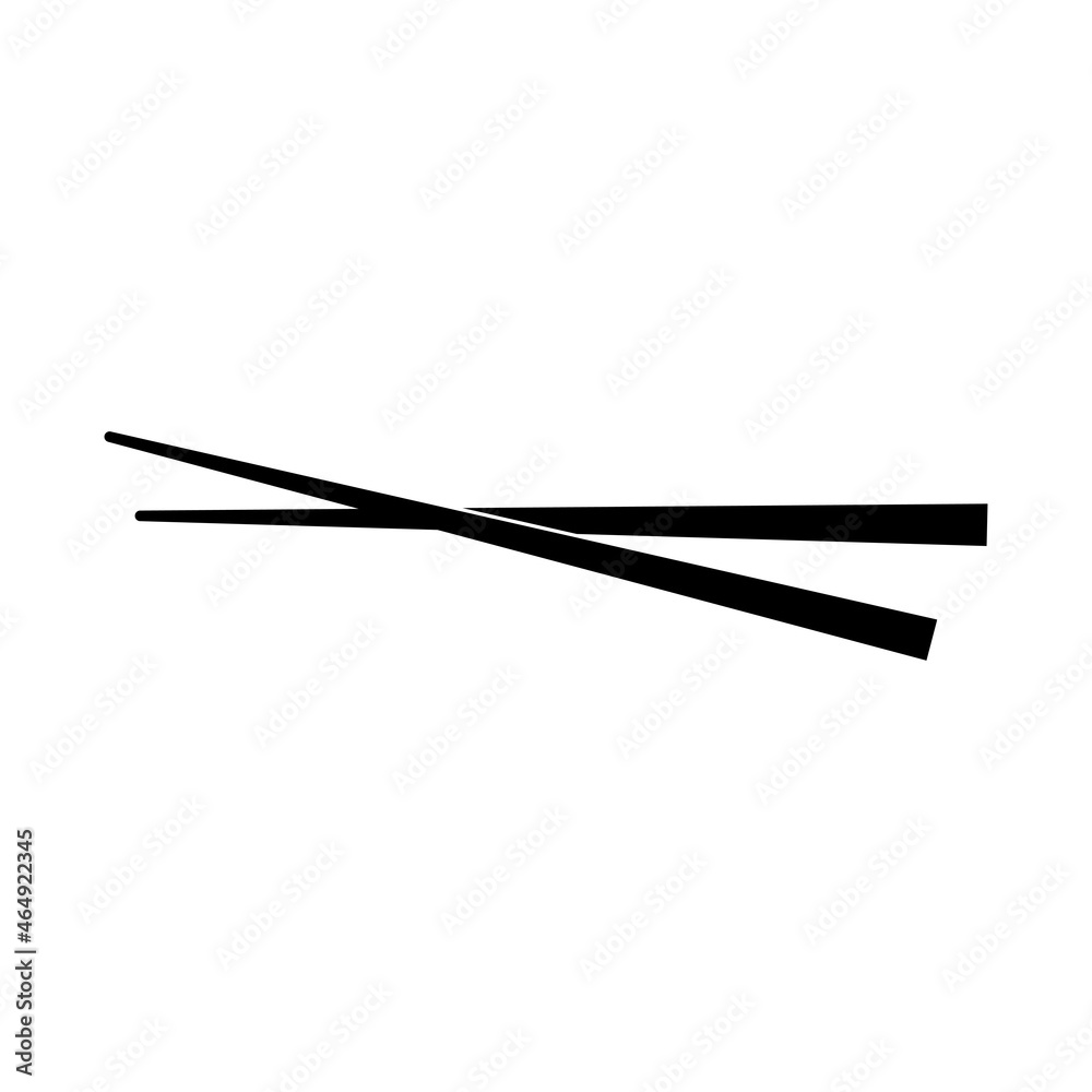 Chopstick icon logo vector Chopstick icon logo vector
