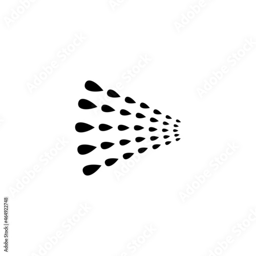 Spray icon logo vector