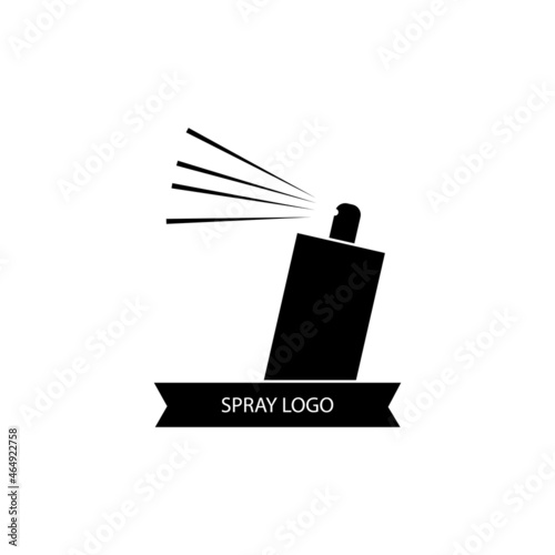 Spray icon logo vector