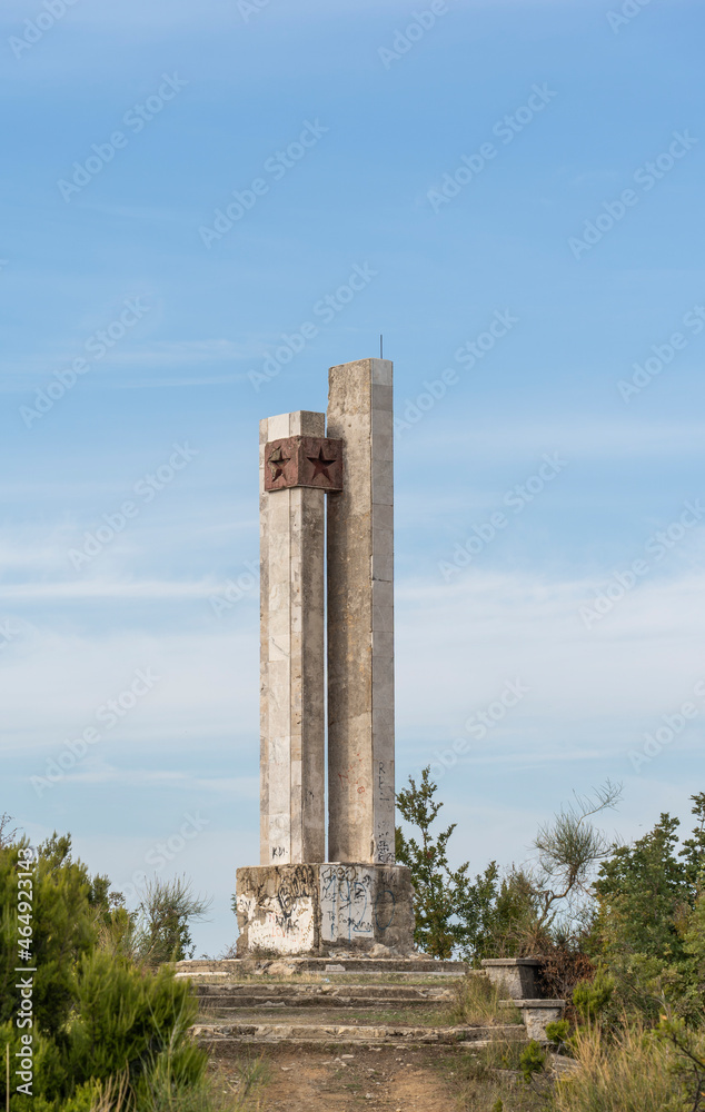 World war 2 comunist monument, Tirana Albania