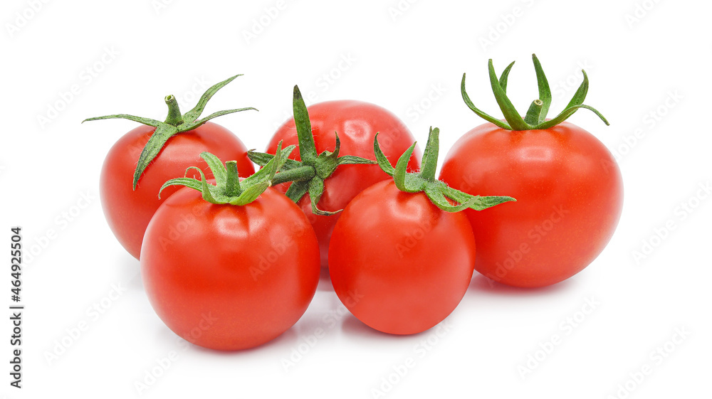 Whole fresh tomato isolated on white background Whole fresh tomato isolated on white background