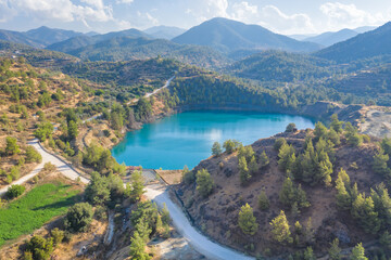 Fotobehang Cyprus Mijnmeer in Xyliatos op Cyprus  © ChaoticDesignStudio
