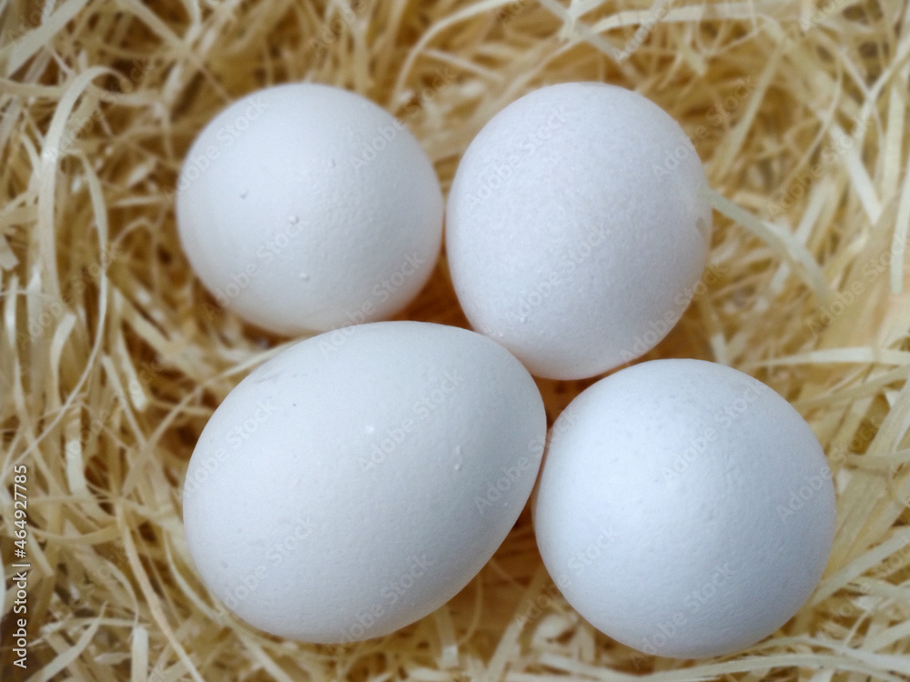eggs on the straw eggs on the straw
