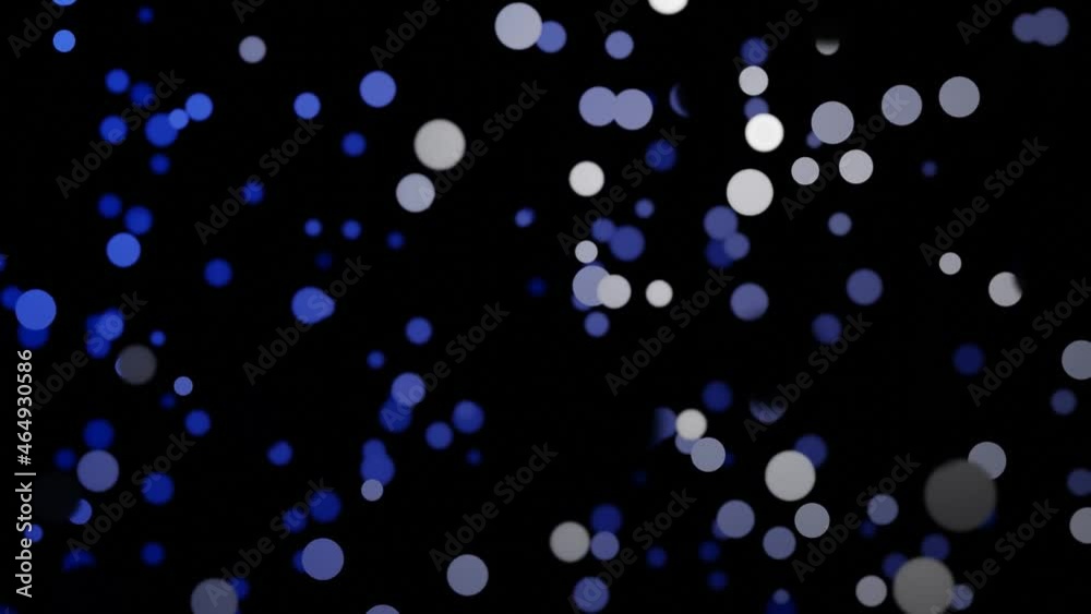 Abstract blur bubble animation with dark background Abstract blur bubble animation with dark background