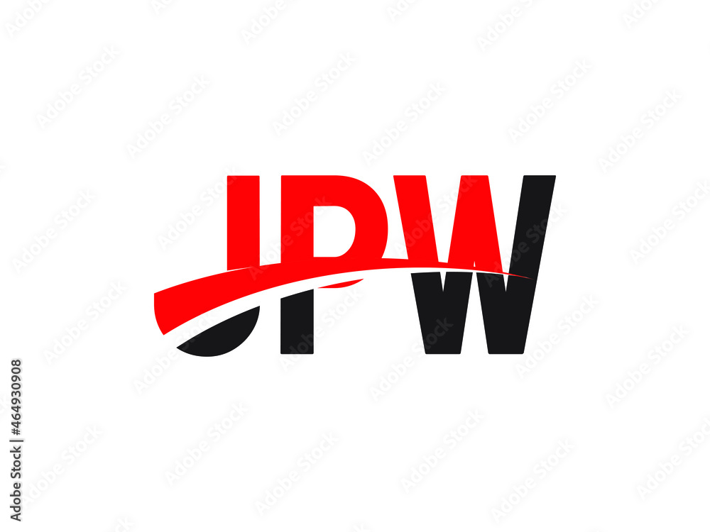 JPW Letter Initial Logo Design Vector Illustration JPW Letter Initial Logo Design Vector Illustration