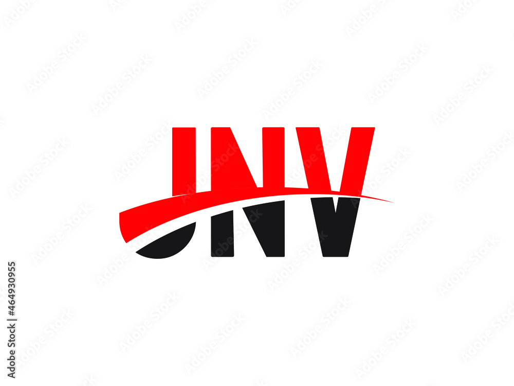 JNV Letter Initial Logo Design Vector Illustration JNV Letter Initial Logo Design Vector Illustration