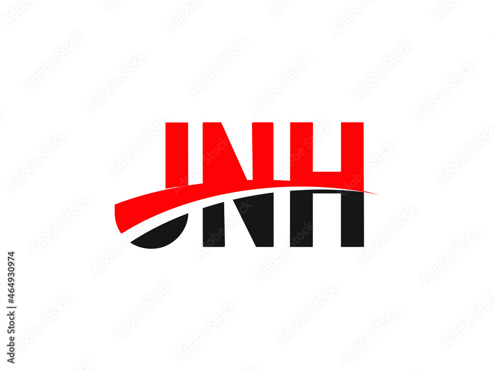 JNH Letter Initial Logo Design Vector Illustration JNH Letter Initial Logo Design Vector Illustration
