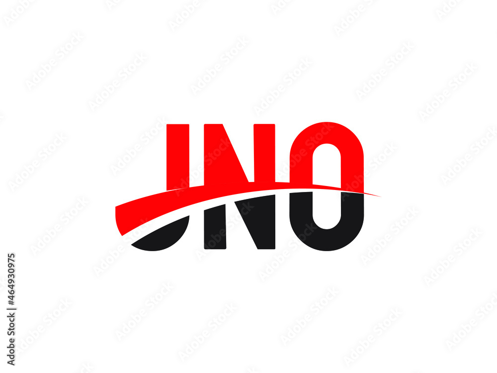JNO Letter Initial Logo Design Vector Illustration JNO Letter Initial Logo Design Vector Illustration