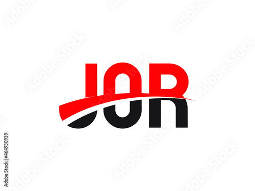 JOR Letter Initial Logo Design Vector Illustration