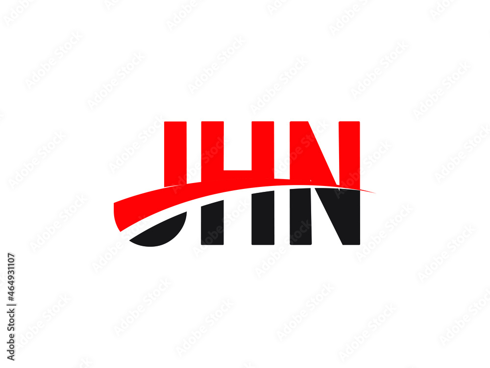 JHN Letter Initial Logo Design Vector Illustration