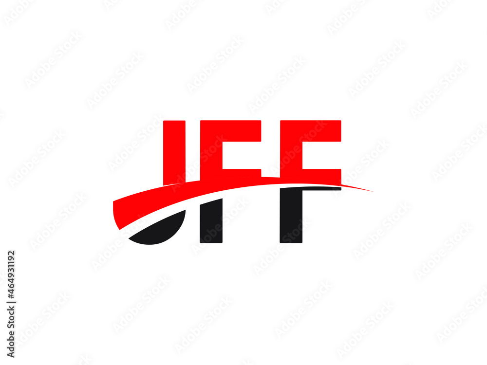 Fototapeta premium JFF Letter Initial Logo Design Vector Illustration