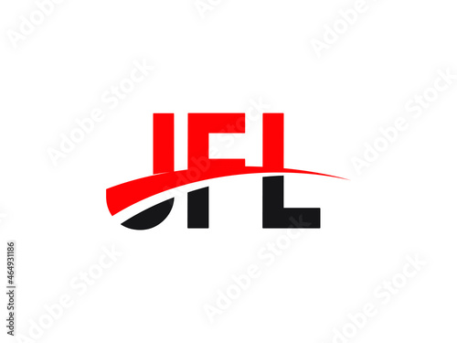 JFL Letter Initial Logo Design Vector Illustration