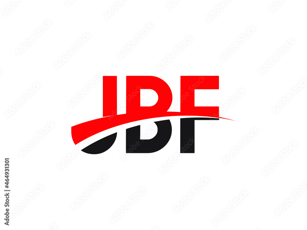 JBF Letter Initial Logo Design Vector Illustration JBF Letter Initial Logo Design Vector Illustration