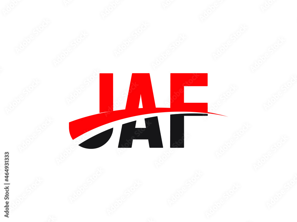 Fototapeta premium JAF Letter Initial Logo Design Vector Illustration