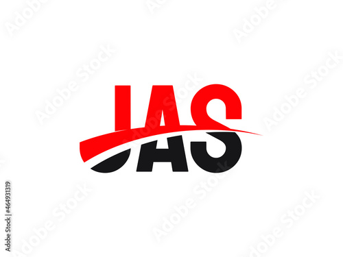 JAS Letter Initial Logo Design Vector Illustration