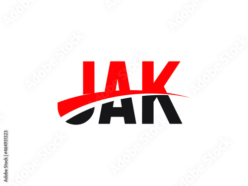JAK Letter Initial Logo Design Vector Illustration