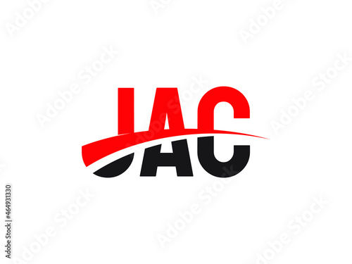 JAC Letter Initial Logo Design Vector Illustration photo