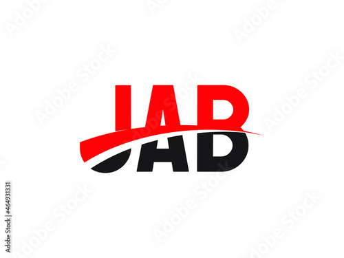 JAB Letter Initial Logo Design Vector Illustration