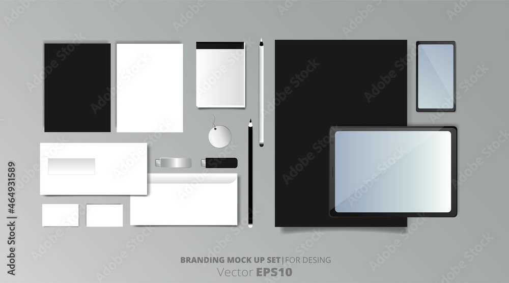 Branding vector mock up. Branding vector mock up.