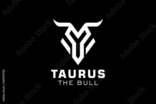 Letter Y logo, Bull logo,head bull logo, monogram Logo Design Template Element