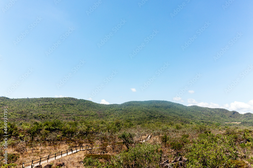 Obraz premium Vista aérea da chapada do veadeiros