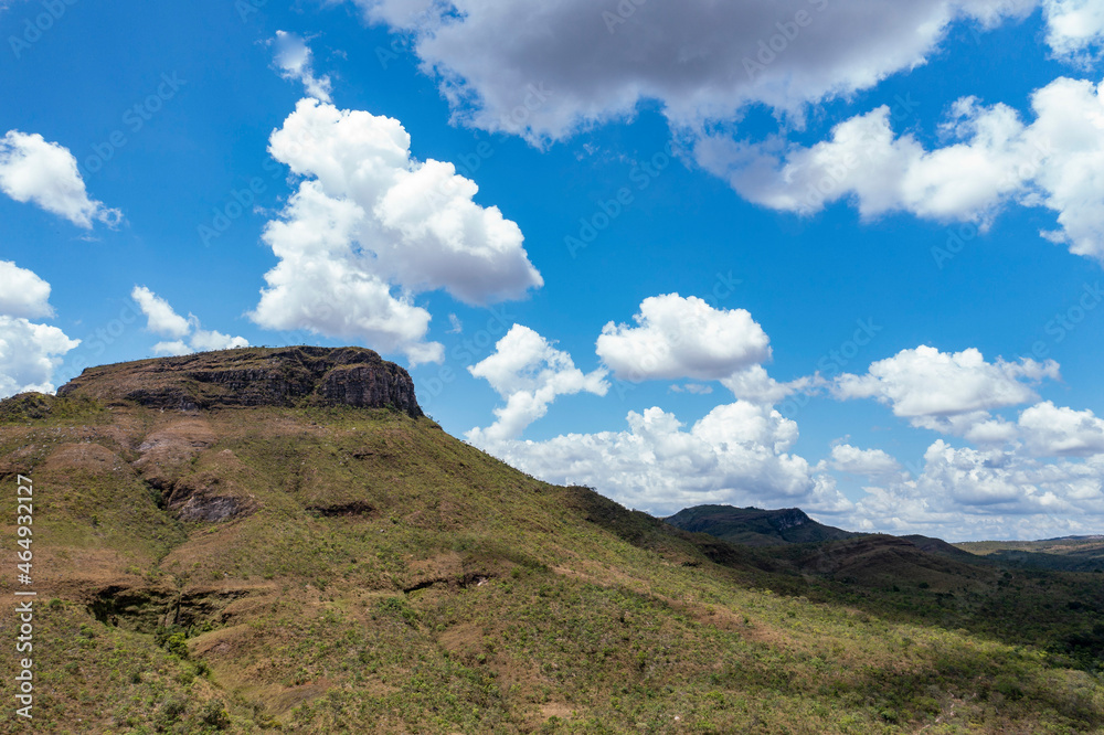 Fototapeta premium Vista aérea da Chapada dos Veadeiros, Goias