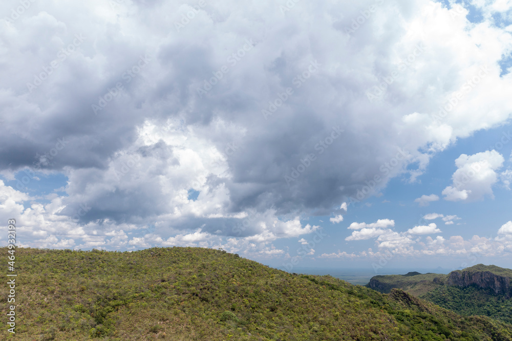 Vista aérea da Chapada dos Veadeiros, Goias Vista aérea da Chapada dos Veadeiros, Goias
