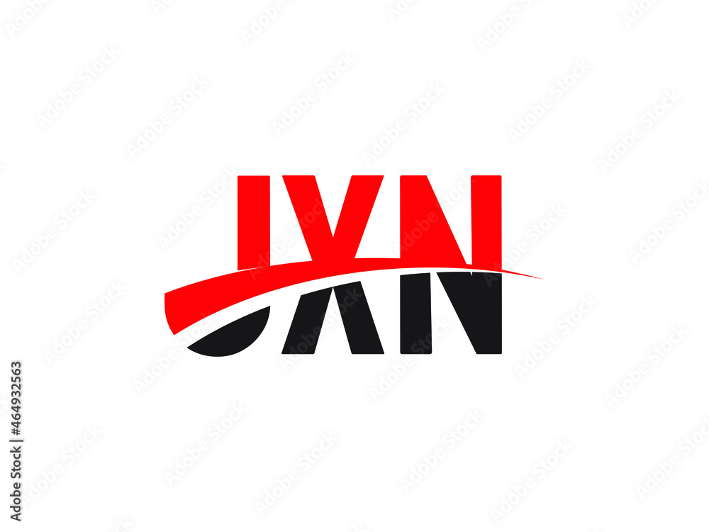 JXN Letter Initial Logo Design Vector Illustration JXN Letter Initial Logo Design Vector Illustration