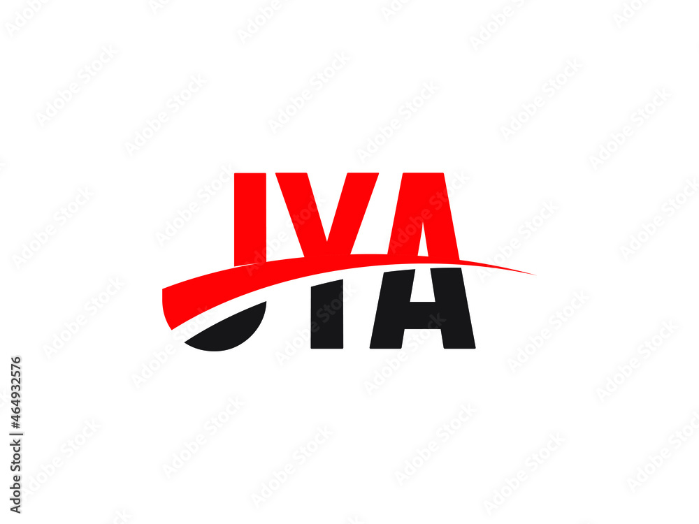 Fototapeta premium JYA Letter Initial Logo Design Vector Illustration