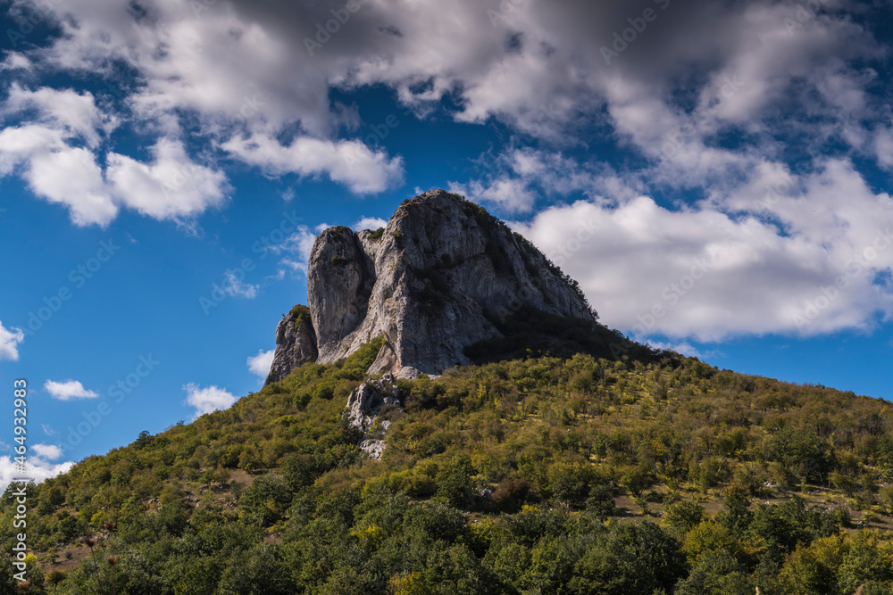 Zir Volcanic Mountain, Croatia Aerial Licko-senjska county