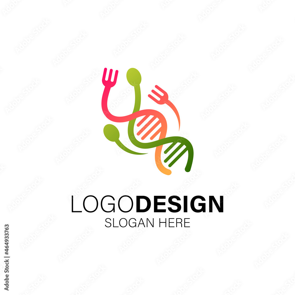 Fototapeta premium food logo collection for culinary business