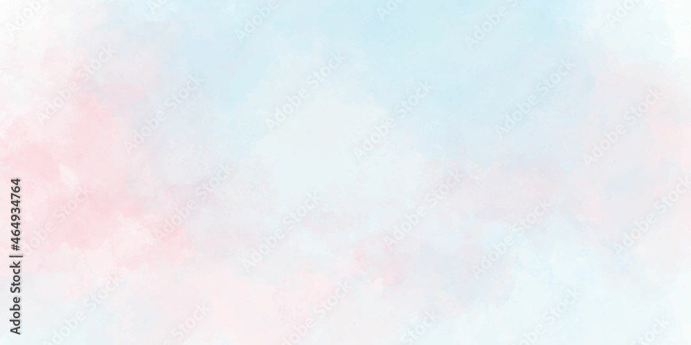Pastel cloud background Which is subtle and soft, gradient in a variety of colors . The glossy background is blurred. Used for surface finishing. gradient image is abstract blurred backdrop.