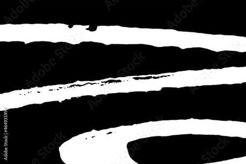 Abstract black and white grunge background. White stripes on a black background.