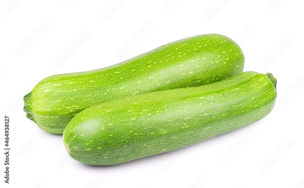Ripe isolated zucchini on a white background. Fresh vegetables. Ripe isolated zucchini on a white background. Fresh vegetables.