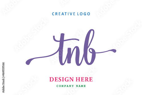 TNB lettering logo is simple, easy to understand and authoritative