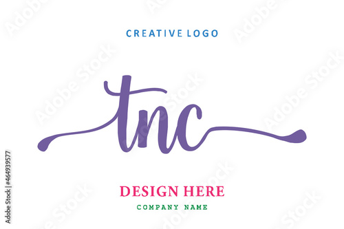 TNC lettering logo is simple, easy to understand and authoritative