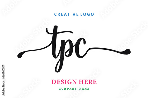 TPC lettering logo is simple, easy to understand and authoritative
