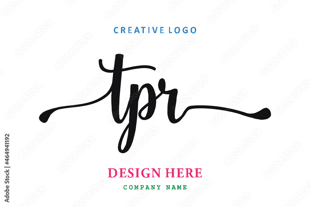 TPR lettering logo is simple, easy to understand and authoritative TPR lettering logo is simple, easy to understand and authoritative