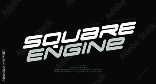 Sport modern urban alphabet fonts. Typography abstract, game, technology, fashion, digital, future creative logo font. vector illustration