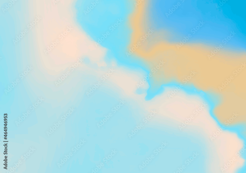 幻想的な水彩の水色テクスチャ背景
