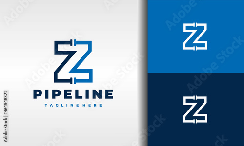 letter Z pipe logo