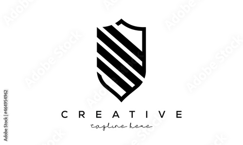 UU letters Creative Security Shield Logo