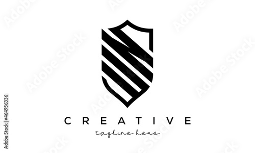 UN letters Creative Security Shield Logo