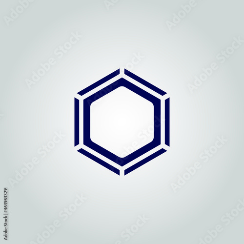 abstract background hexagonal vector