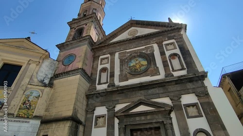 Vietri sul Mare - Panoramica delle facciate della Chiesa di San Giovanni Battista photo